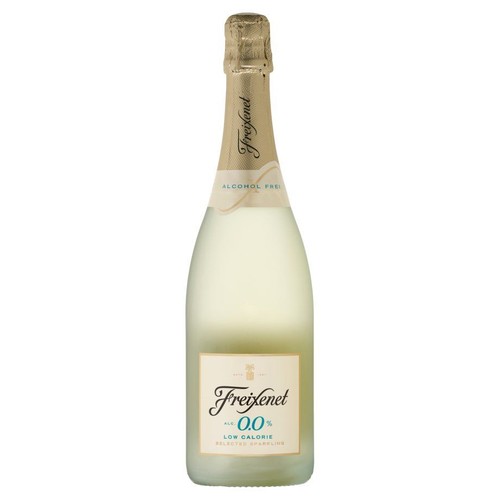 Wino bezalkoholowe niemieckie musujące białe półsłodkie alk. 0,0% obj. FREIXENET  750 ml