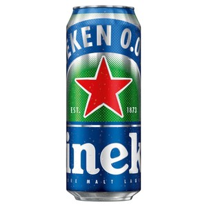 Piwo jasne, bezalkoholowe, pasteryzowane, alk. 0,0 % obj.  Heineken 500 ml