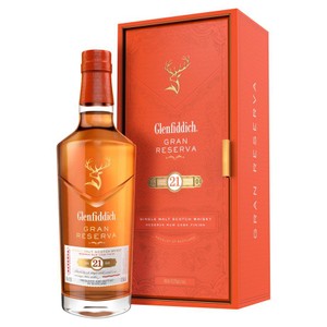 Whisky Gran Reserva Single Malt aged 21 years  Glenfiddich 700 ml