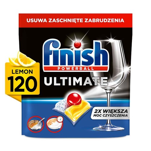 Kapsułki do zmywarki Ultimate lemon Finish 120 kapsułek