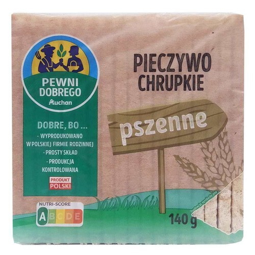 Pieczywo chrupkie pszenne Pewni Dobrego 140 g