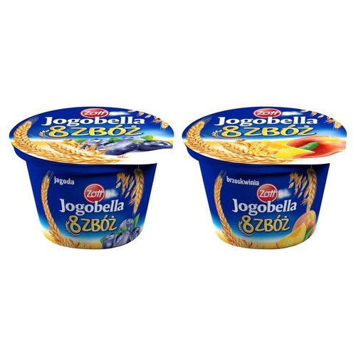 Jogobella Jogurt jagodowy 8 zbóż Zott 200 g