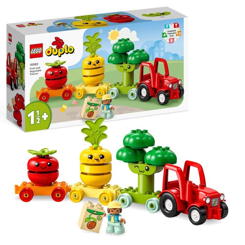 DUPLO Traktor z warzywami i owocami LEGO 1 sztuka