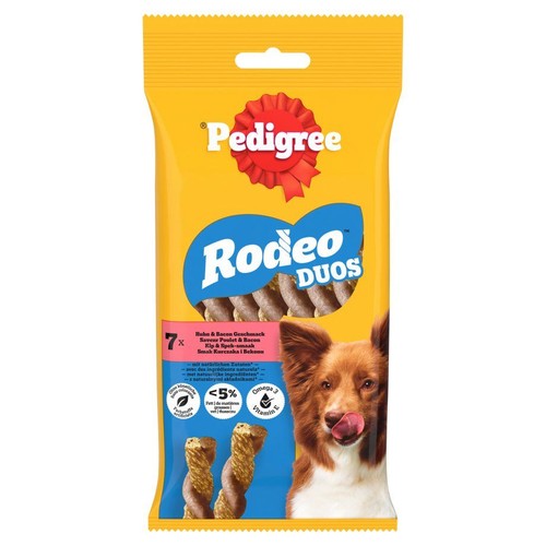 Rodeo duos przysmak dla psów bekon i kurczak Pedigree 123 g