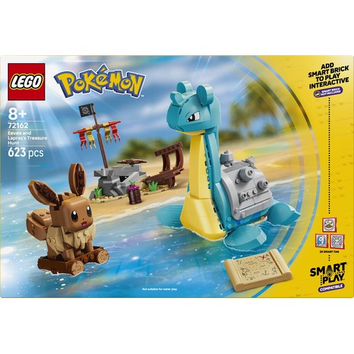 Pokémon SMART Play: Eevee i Lapras - poszukiwanie skarbów 72162 LEGO 1 sztuka