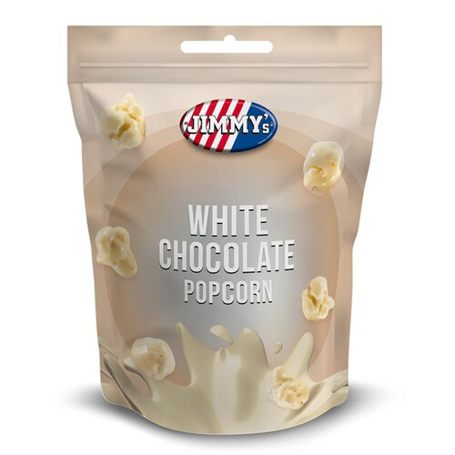 Popcorn o smaku białej czekolady Jimmy 120 g