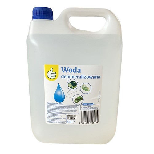 Woda demineralizowana 5 l Auchan 5 l