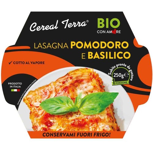 BIO Lasagne z pomidorami i bazylią  Cereal Terra 250 g