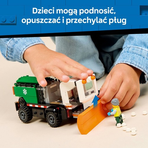 City Pług śnieżny 60490, zestaw z minifigurką LEGO 1 sztuka