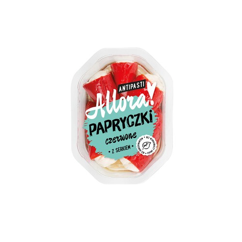 Papryczki czerwone z serkiem  Allora 150 g