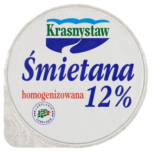 Śmietana 12 % homogenizowana Krasnystaw 150 g