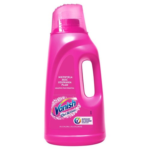Oxi Action Pink uniwersalny odplamiacz do tkanin w płynie  Vanish 2 l