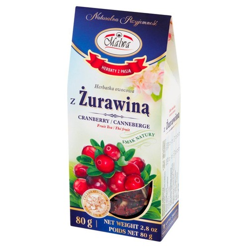 Herbata owocowa żurawina susz Malwa 80 g