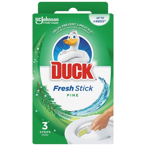 Żelowe paski do toalet o zapachu leśnym. Duck  sztuka