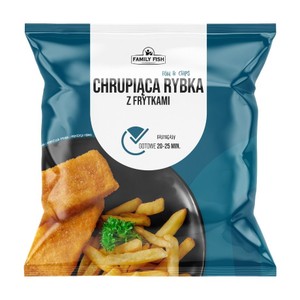 Chrupiąca rybka z frytkami    Family Fish 400 g