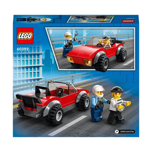 City Motocykl policyjny – pościg za samochodem 60392 LEGO 1 sztuka