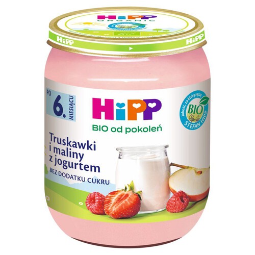 BIO Truskawki i maliny z jogurtem  HiPP 160 g