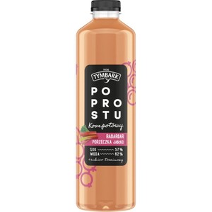 Napój wieloowocowy Po Prostu z dodatkiem soku rabarbarowego Tymbark 1,25 l