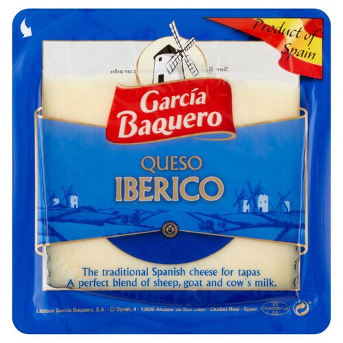 Ser hiszpański iberico z mleka koziego owczego i krowiego Garcia Baquero 150 g