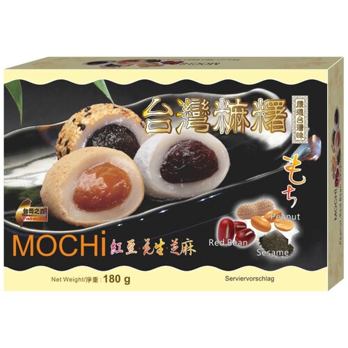 Ciasteczka ryżowe w 3 smakach MOCHI 180 g