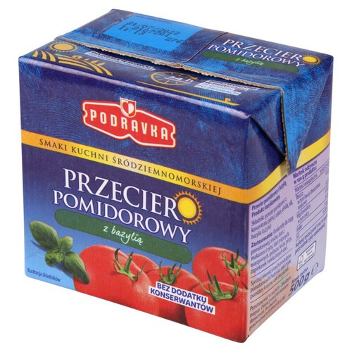 Przecier pomidorowy z bazylią Podravka 500 g