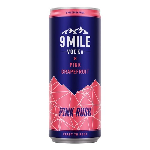 Drink pink rush alk. 10,0% obj. 9MILE  330 ml