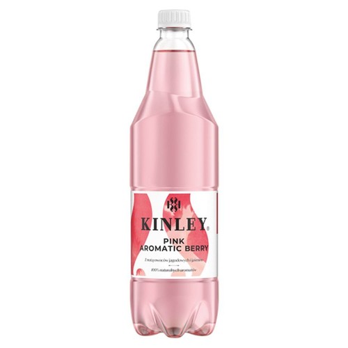 Napój gazowany Pink Aromatic Berry o smaku owocowym Kinley 1 l