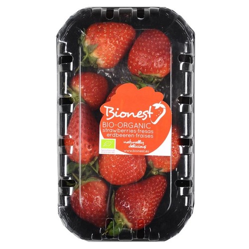 BIO Truskawki Owoce  Auchan 250 g