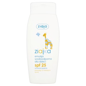 Emulsja woodoodporna dla dzieci SPF 25 ZIAJA 150 ml