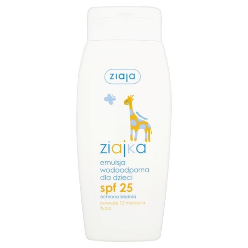 Emulsja woodoodporna dla dzieci SPF 25 ZIAJA 150 ml