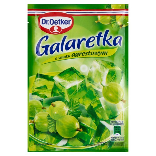 Galaretka o smaku agrestowym Dr. Oetker 72 g