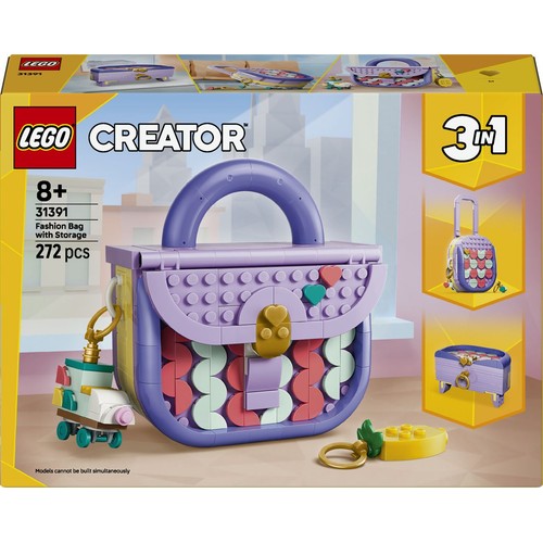 Creator 3 w 1 Modna torebka ze schowkiem 31391 LEGO 1 sztuka