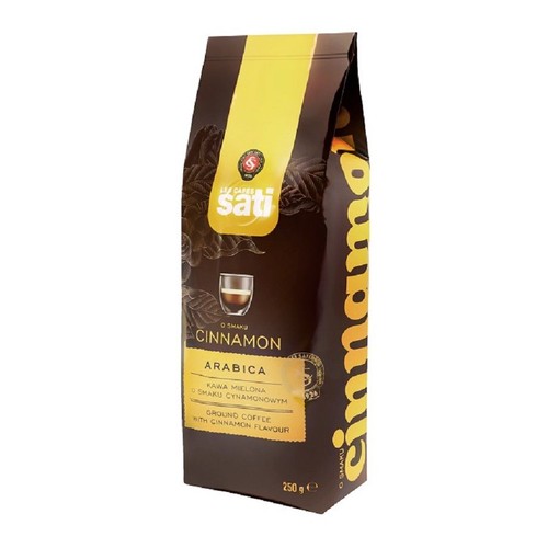 Kawa mielona o smaku cynamonowym   Cafe Sati 250 g
