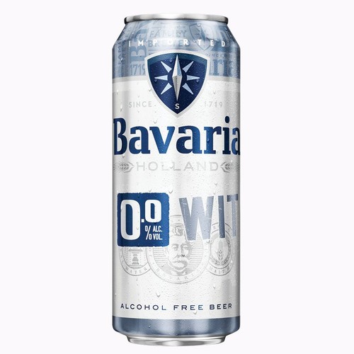 Piwo holenderskie bezalkoholowe WIT alk. 0,0% obj. Bavaria 500 ml