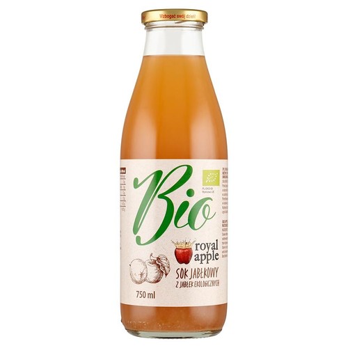 BIO Sok jabłkowy z jabłek ekologicznych  Royal Apple 750 ml