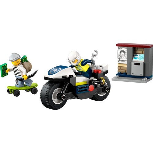 City Pościg na motocyklu policyjnym dla dzieci 60455 LEGO 1 sztuka