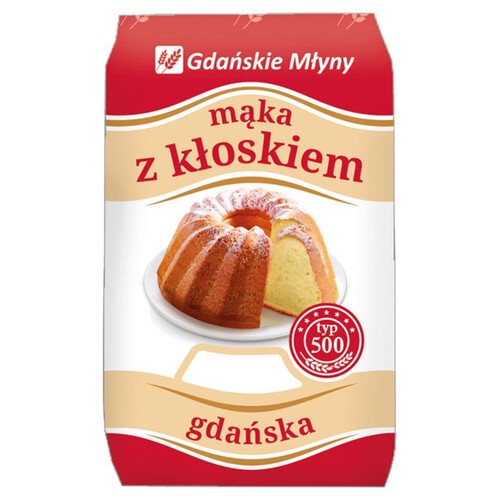 Mąka gdańska typ 500 Gdańskie Młyny 1 kg