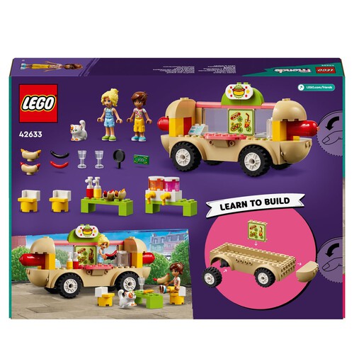 Friends Food truck z hot dogami 42633 LEGO zestaw