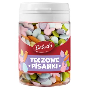 Posypka cukrowa Tęczowe pisanki Delecta 48 g