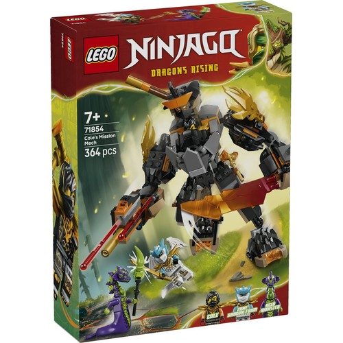 Zabawka NINJAGO® Mech specjalny Cole’a i Zane w smoczej zbroi 71854 LEGO 1 sztuka