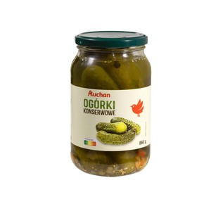 Ogórki konserwowe Auchan 450 g