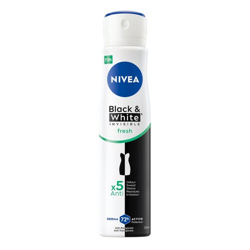 Invisible Fresh Antyperspirant dla kobiet w sprayu  NIVEA 250 ml