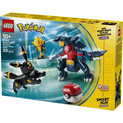 Pokémon SMART Play: Umbreon kontra Garchomp - walka o mistrzostwo 72165 LEGO 1 sztuka