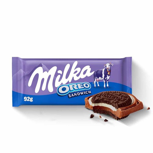 Czekolada mleczna Oreo sandwich Milka 92 g