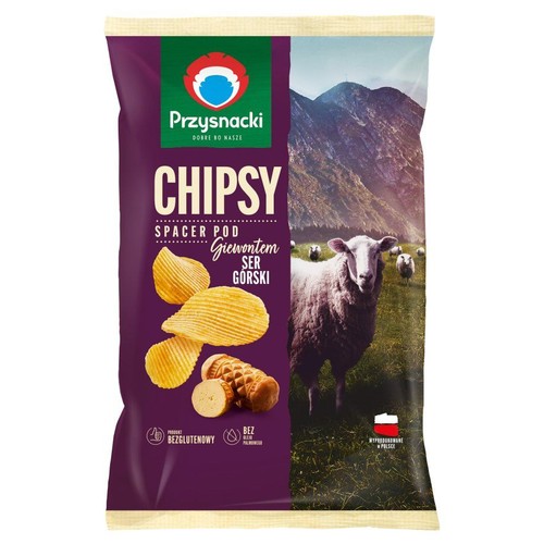 Chipsy o smaku górskiego sera Przysnacki 130 g