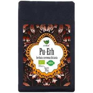 BIO Herbata czerwona liściasta Pu-Erh   Ecoblik 70 g
