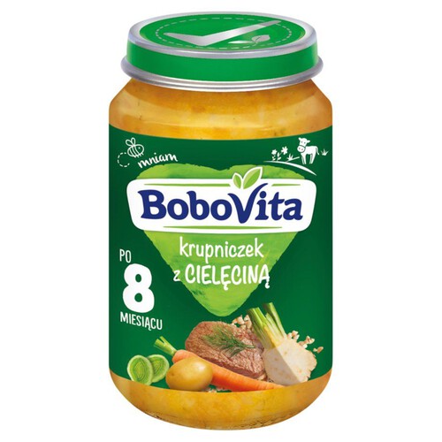 Zupka dla niemowląt: Krupniczek z cielęciną BoboVita 190 g
