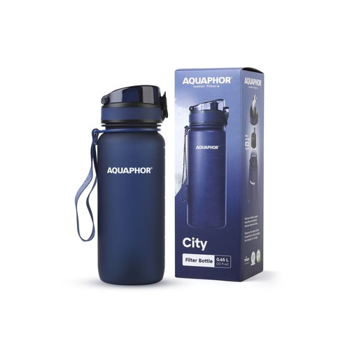 Butelka filtrująca City granatowa 650 ml Aquaphor 1 sztuka