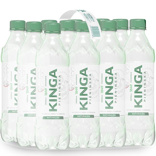 Woda mineralna lekko gazowana Kinga Pienińska 12 x 500 ml