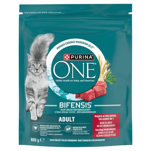 Karma dla kota z wołowiną i ryżem Purina 800 g